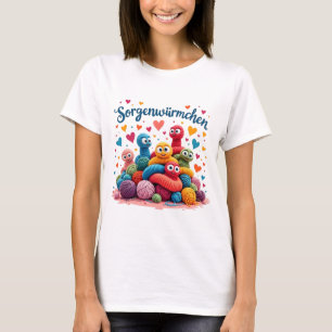 Sorgenwürmchen - T - Shirt Würmer