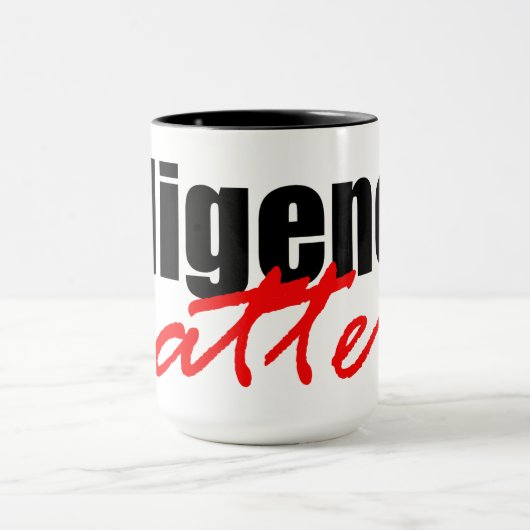 Sorgfalt-Angelegenheiten Tasse (Zentrum)