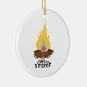 Sorgfalt für Smore Keramik Ornament (Rechts)