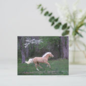 Sorgfalt gibt frei postkarte (Stehend Vorderseite)