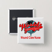 Sorgfalt-Krankenschwester der Welt bestste Wund Button (Vorne & Hinten)