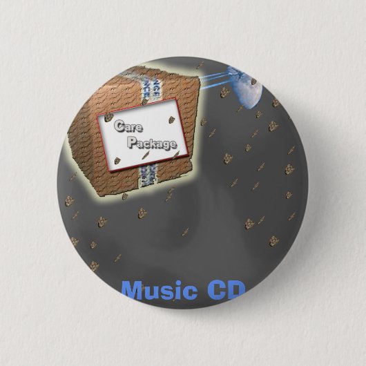 Sorgfalt Paket-Musik CD Knopf Button (Vorderseite)