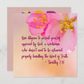 Sorgfalt walten lassen, um sich Christlich vorzust (Vorne/Hinten)