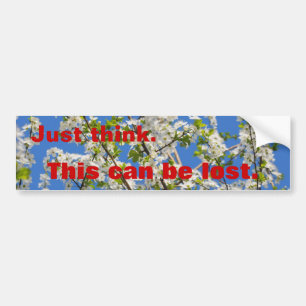 sorgfältig denken autoaufkleber