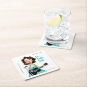 Sorgfältig gemischt Celebrity Swift Move Rechteckiger Pappuntersetzer (Vor Ort)