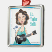 Sorgfältig gemischt Celebrity Swift Ornament Aus Metall (Links)