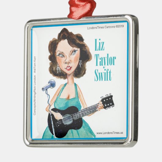 Sorgfältig gemischt Celebrity Swift Ornament Aus Metall (Links)