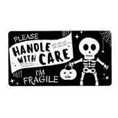 Sorgfältig handhaben, Skelettversandetikett (Vorne)