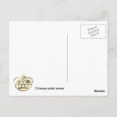 Sorgfältige Ausgewogenheit Postkarte (Rückseite)