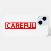 Sorgfältige Briefmarke Case-Mate iPhone Hülle (Rückseite (Horizontal))