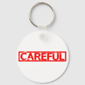 Sorgfältige Briefmarke Schlüsselanhänger (Rückseite)