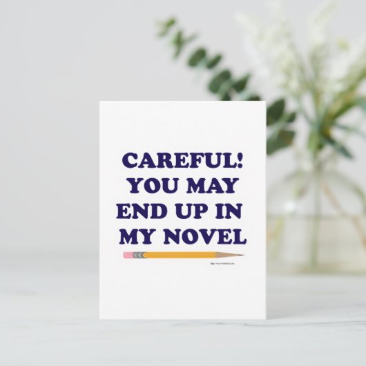 Sorgfältiger Basic-Stil Postkarte (Stehend Vorderseite)