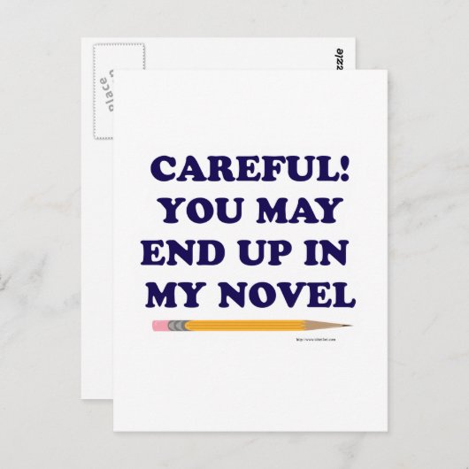 Sorgfältiger Basic-Stil Postkarte (Vorne/Hinten)