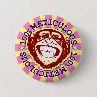 Sorgfältiges 100% Funny Funky Monkey Abzeichen Button