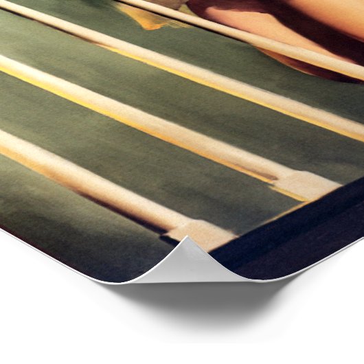 Sorgfältiges Button Poster (Ecke)