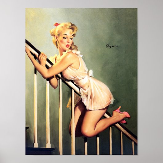 Sorgfältiges Button Poster (Vorne)