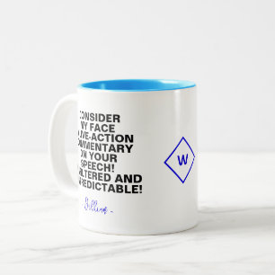 Sorgfältiges Zitat für Kaffeeliebhaber   Funny Sar Zweifarbige Tasse