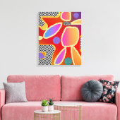 Sorglos Leinwanddruck (Insitu (Wohnzimmer))