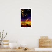 sorglos Phoenix Poster (Küche)