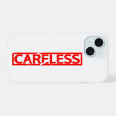 sorglose Briefmarke iPhone 15 Hülle (Rückseite (Horizontal))
