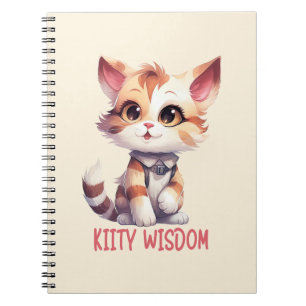 Sorglose Katze Attitude - Spielerisches Felsdesign Notizblock