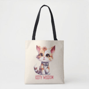 Sorglose Katze Attitude - Spielerisches Felsdesign Tasche