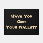 sorgloser Erinnerungsphrasen-Vorlagenspaß Fußmatte (Vorderseite)