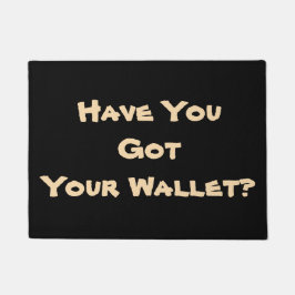 sorgloser Erinnerungsphrasen-Vorlagenspaß Fußmatte