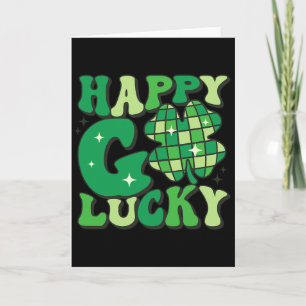 Sorgloser Shamrock St Patricks Tag Frauen Männer Karte