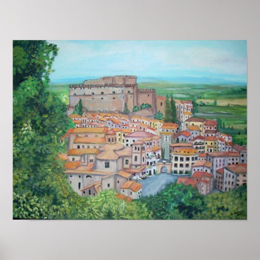 Soriano nel Cimino, Italien Poster (Vorne)