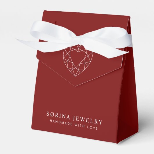 Sørina Jewelry Logo Ruby Gift Packaging Geschenkschachtel (Vorderseite)