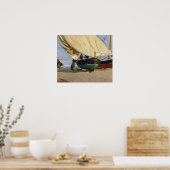 Sorolla - Angelboot Fischer Valencia 1910 Poster (Küche)