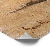 Sorolla - Beach Scene Poster (Ecke)