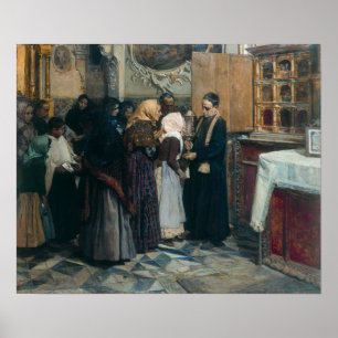 Sorolla - Das Reliquie Küssen Poster