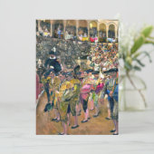 Sorolla - Der Bullfighter Karte (Stehend Vorderseite)