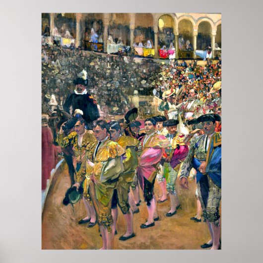 Sorolla - Der Bullfighter Poster (Vorne)