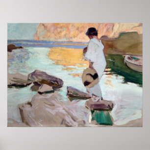 Sorolla - Elena bei Cala de San Vicente Poster