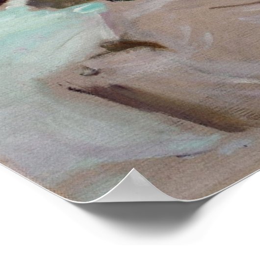 Sorolla - Elena in Cala De San Vicente Poster (Ecke)