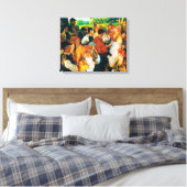 Sorolla - Fiesta Gallega Leinwanddruck (Insitu (Schlafzimmer))