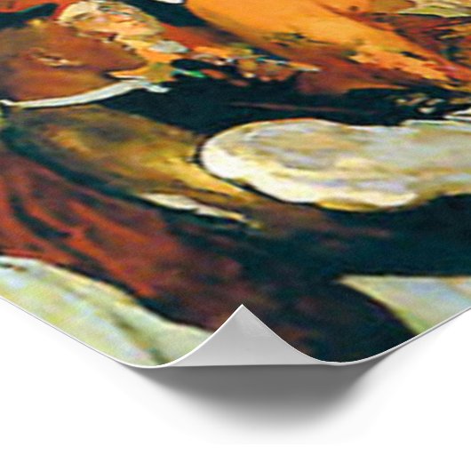 Sorolla - Fiesta Gallega Poster (Ecke)