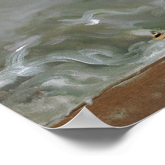 Sorolla - Frühstück, San Sebastian Poster (Ecke)