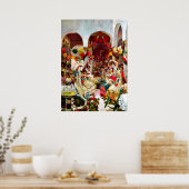 Sorolla Gemälde - Sevilla, der Tanz Poster (Küche)
