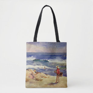 Sorolla - Junge auf dem Sand Tasche