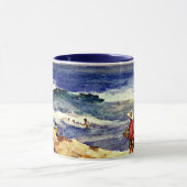 Sorolla - Junge im Sand, Fine Art Tasse (Zentrum)