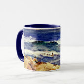 Sorolla - Junge im Sand, Fine Art Tasse (Vorderseite Links)
