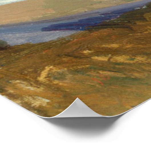 Sorolla - Maria am Strand, Biarritz Poster (Ecke)