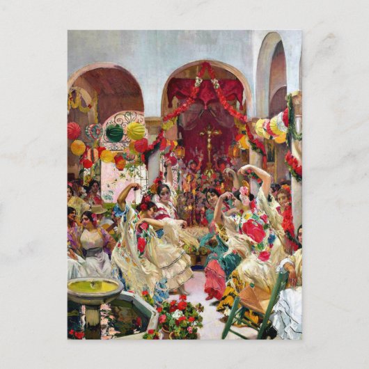 Sorolla: Seville-The-Dance Postkarte (Vorderseite)
