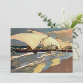 Sorolla - Valencianische Boote (Stehend Vorderseite)