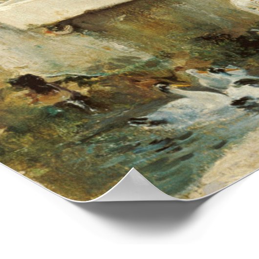 Sorolla - Verkauf von Melonen Poster (Ecke)