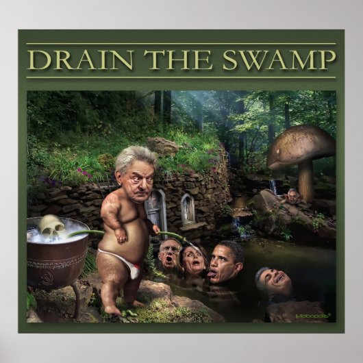 Soros in geheimen Gartenplakaten Poster (Vorne)